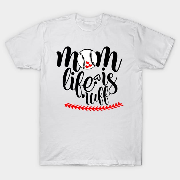 Mom life baseball T-Shirt by magdynstein